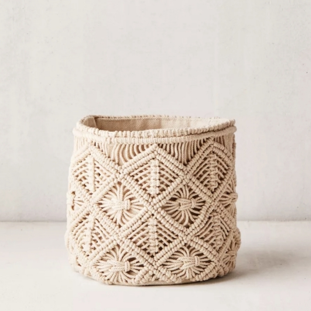 Urban Outfitters Macramé Catch-All Basket